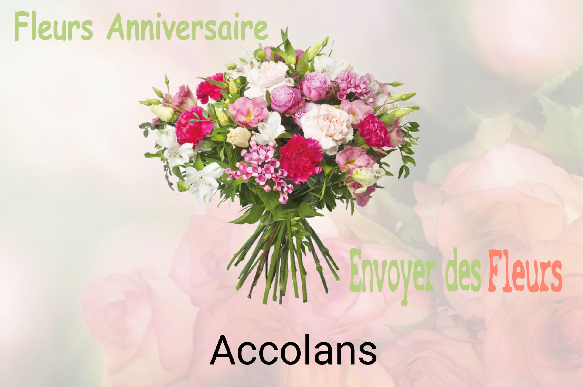 Bouquet de fleurs d’anniversaire livré à Accolans